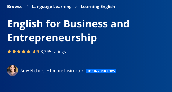 English For Business And Entrepreneurship | Coursera Free Courses