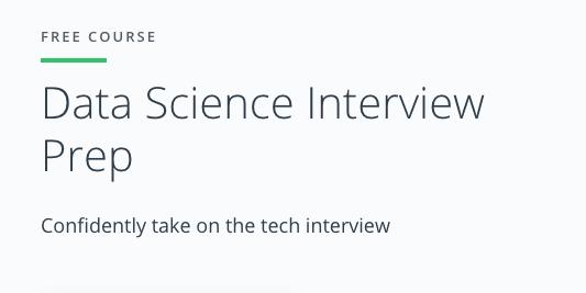 Data Science Interview Prep