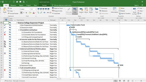 Microsoft Project 2016 Essentials & Advanced