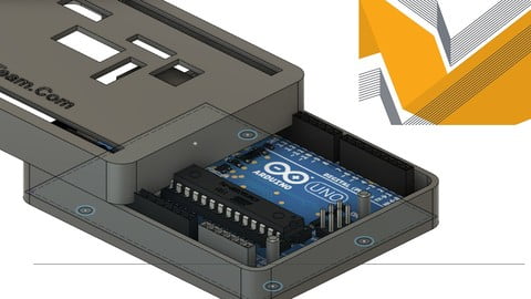 Design 3D Printed Enclosure for Arduino Boards Fusion 360