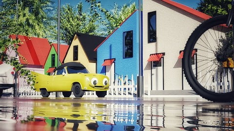 Exterior Visualization with Blender 2.9-From Beginner to Pro