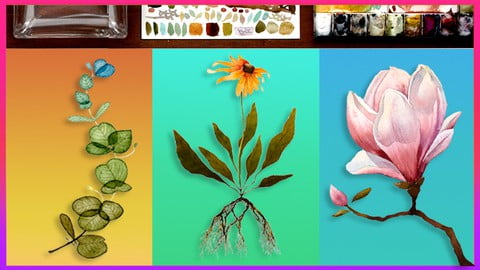 Watercolor Painting Flowers by Award Winning Artist