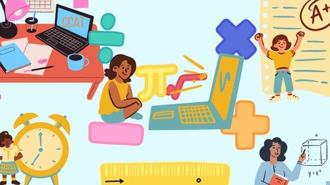 Master CCAT- 8 hours MATH course- Tricks & Practice sessions