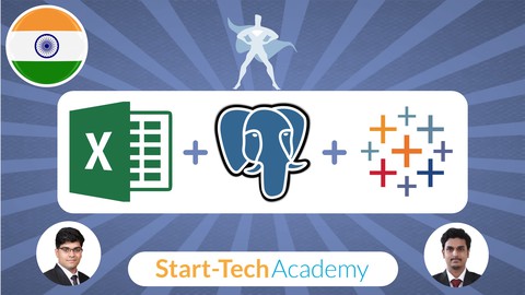 हिंदी में  Become a Data Analyst: Excel, SQL & Tableau