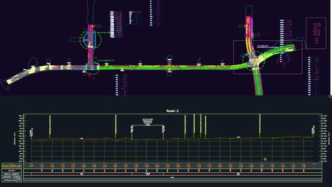 AutoCAD Civil 3D 6km Complete Road & Junction Design Project