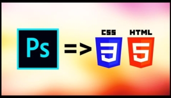 Learn PSD to HTML : Responsive Portfolio Website Design