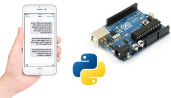 Arduino SMS Sending Motion Detector using Python