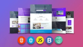 Make a Responsive Portfolio Website : JavaScript HTML CSS