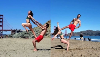 Standing Partner Acrobatics for Beginners