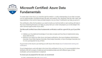 DP-900: Azure Data Fundamentals Exam Preparation+Sample test