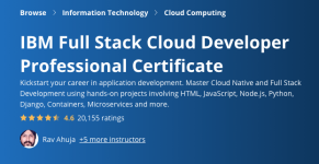 IBM Full Stack Cloud Developer Professional Certificate