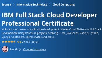 IBM Full Stack Cloud Developer Professional Certificate